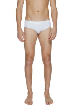 Badehose Calvin Klein Weiß Brief KM0KM00995
