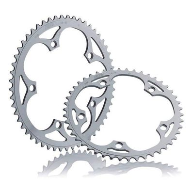 Bahnrad Kettenblatt Miche 46 Zähne Aluminium Silber