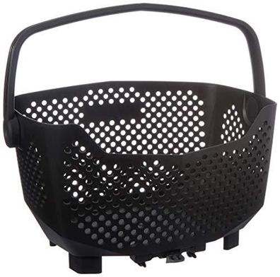 Fahrradkorb Racktime Bask-it Edge schwarz, 20 Liter
