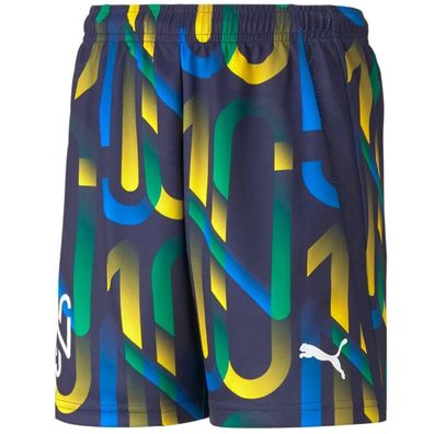 Short Puma Neymar Jr Future Printed Blau Marine/Gelb