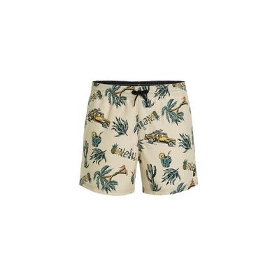 Badeshorts O'Neill Mix&match Cali Print 15'' beige