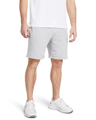 Shorts Under Armour Rival Fleece Grau