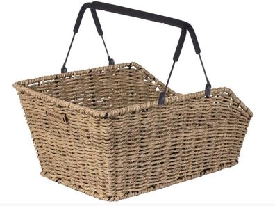 Fahrradkorb Basil Cento Rattan Look, wetterfest, MIK-Befestigung
