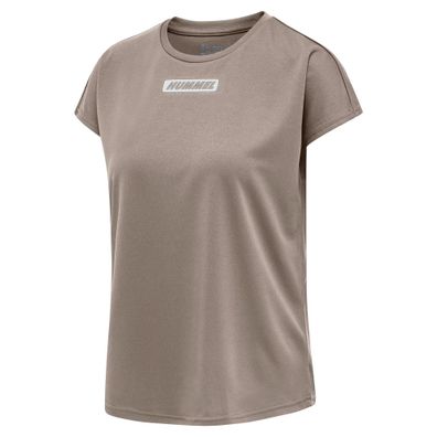 T-Shirt Hummel Lockerer Schnitt Grau