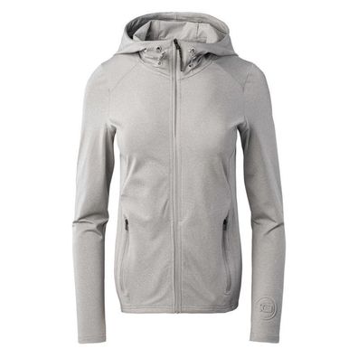 Sweatshirt IQ mit durchgehendem Reißverschluss, grau