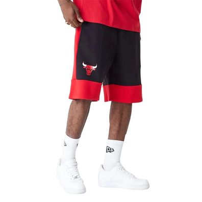 Short New Era NBA Colour Block Bulls schwarz