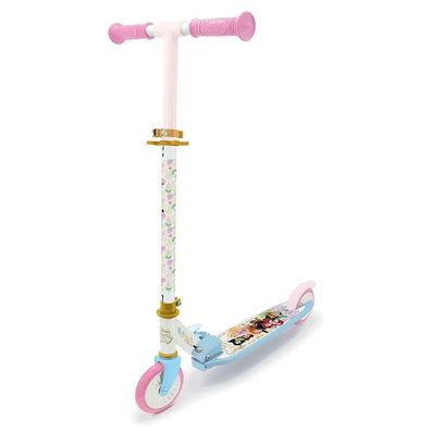 Kinderroller Smoby 2 Räder Princesses Disney goldfarben