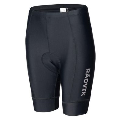 Radsporthose Radvik Vestar Damen, schwarz, atmungsaktiv