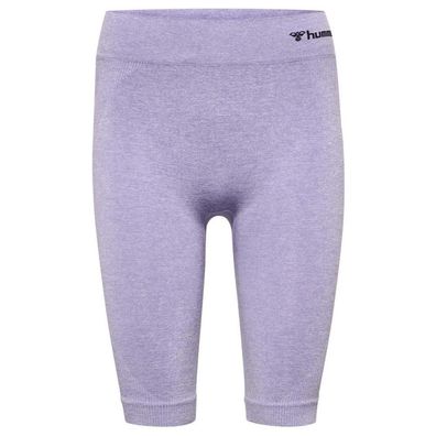 Sporthose Hummel nahtloser Damen-Radshorts Lavendermelange