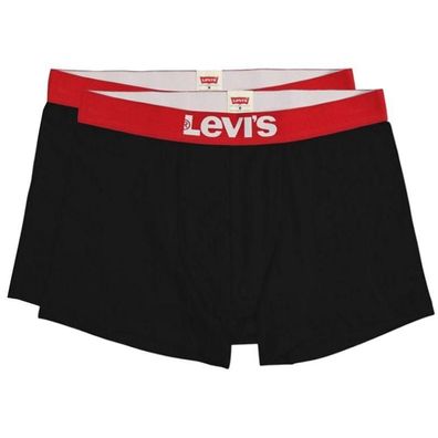 Boxers Levi's 2er Pack, Schwarz, Herren