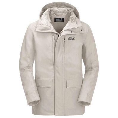Mantel Jack Wolfskin West Coast 2l Jkt Weiß