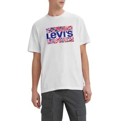 T-Shirt Levi's Relaxed Fit Kurzarm Weiß