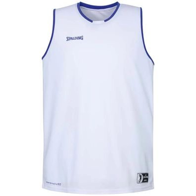 Badebekleidung Spalding Move ßrmelloses Sporttrikot Weiß/Blau