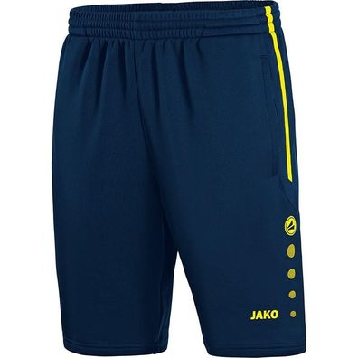 Short Jako Active Trainingsshort marine/gelb fluoreszierend