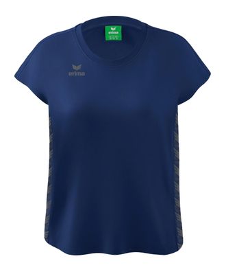T-Shirt Erima Oversize Damen Navy/Grau