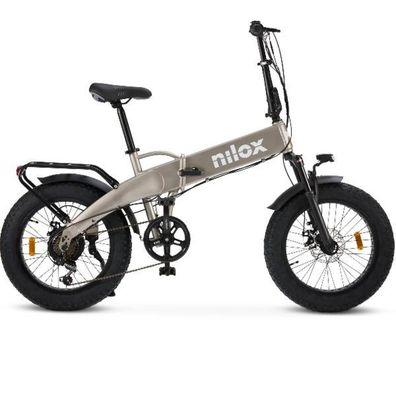 Elektrisches Fahrrad Nilox NXEBX10GR Grau, 250 W Motor