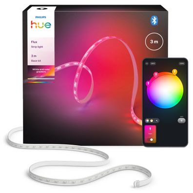 LED-Streifen Philips Hue Flux 3 Meter Weiß
