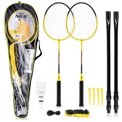 Badminton Kit Nils-Extreme NRZ262 mit Aluminium-Schlägern