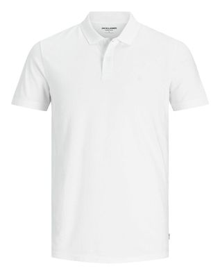Polo Jack & Jones Basic Weiß