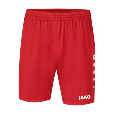 Shorts Jako Premium Rot, atmungsaktiv, leicht, schnelltrocknend