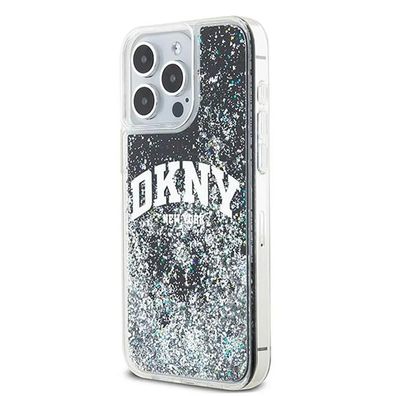 Smartphonehélle DKNY Liquid Glitter Big Logo schwarz