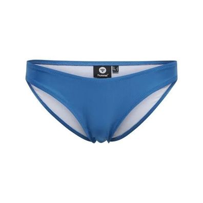 Bikinihose Hummel mit Chevron-Stickerei, blau