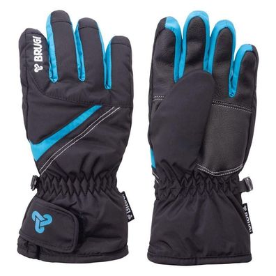 Handschuhe Brugi Kinder Winter wasserdicht schwarz