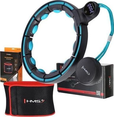 Fitnesszubehör hms Hula Hoop HHM17 schwarz