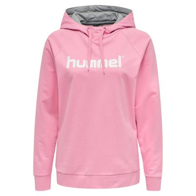 Sweatshirt Hummel Go Cotton Logo Hoodie Rose