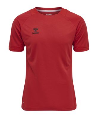 T-Shirt Hummel hmlLEAD Rot, leicht und atmungsaktiv