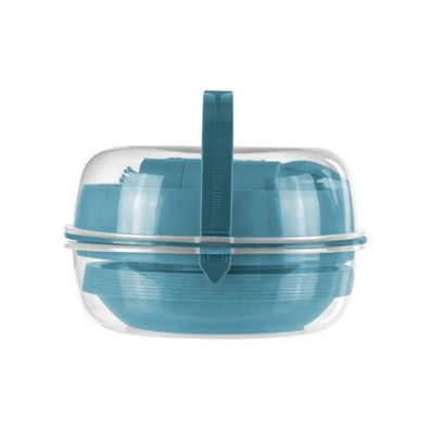 Campinggeschirr-Set Curver 262887 Blau, 33-teilig