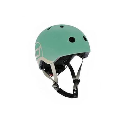 Schutzhelm scoot-and-ride Kinder grén Wald