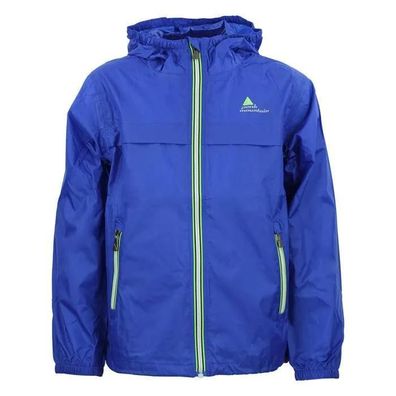 Kinder Skijacke Peak Mountain Ecarnew mit fester Kapuze, blau