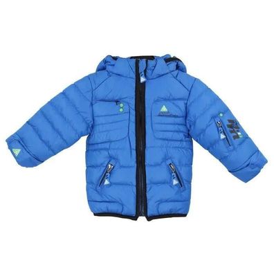 Doudoune Peak Mountain mit Kapuze und Stehkragen, blau