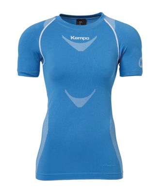 T-Shirt Kempa Attitude Pro Blau, Damen, Fitness
