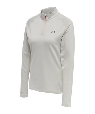 Sweatshirt Newline Damen 1/2 Zip Beige