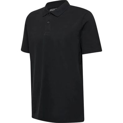 Polo Hummel 215116-2001 Schwarzes Stretch-Design