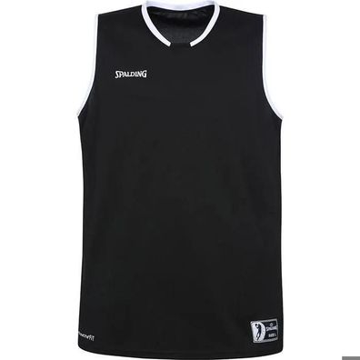 T-Shirt Spalding MOVE ßrmellos Weiß/Grau