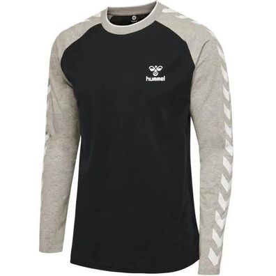 Langarmshirt Hummel schwarz