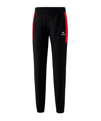 Pantalon Erima Team Präsentationshose schwarz/rot