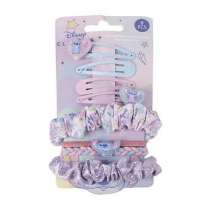 Lilo & Stitch Haarclips Set 8-teiliges Kinder Haar-Accessoire für Mädchen