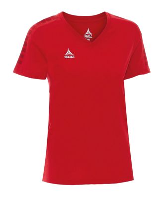 T-Shirt Select Torino Damen V-Ausschnitt Rot