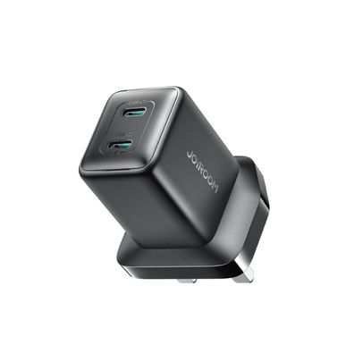Joyroom JR-TCG17 45W 2 x USB-C Wandladegerät (UK-Stecker) – Schwarz