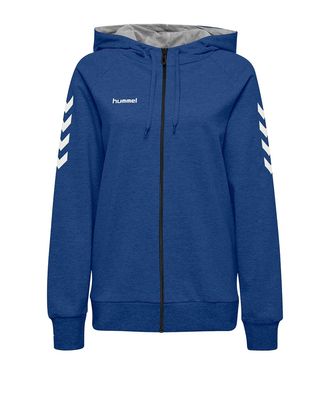 Hoodie Hummel Go Cotton Zip Hoodie Blau