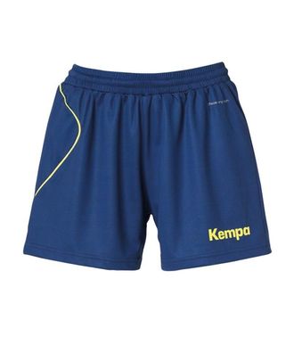 Short Kempa Curve Damen Blau Gelb