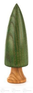 Baum grün mit Stamm BxHxT = 3,5x12,5x3,5cm NEU Erzgebirge Holzbaum Dekobaum