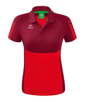Poloshirt Erima Six Wings Rot/Bordeaux