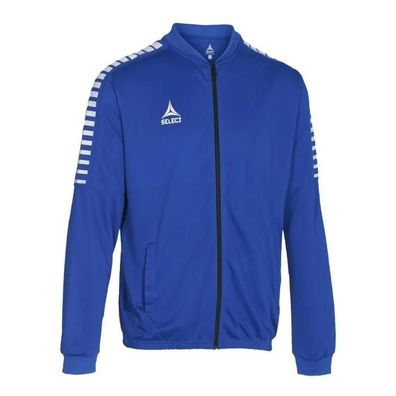 Sportjacke Select mit Reißverschluss, blau
