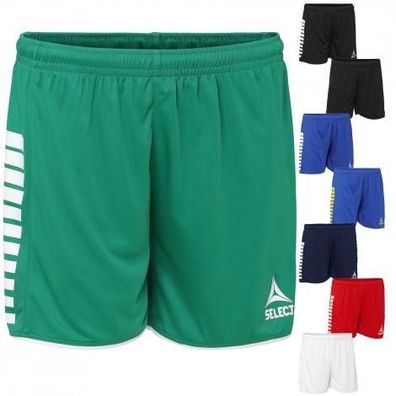 Short Select Argentina Damen Sportlich Blau/Gelb