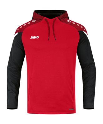 Sweatshirt JAKO Kapuzensweat Performance Rot/Schwarz